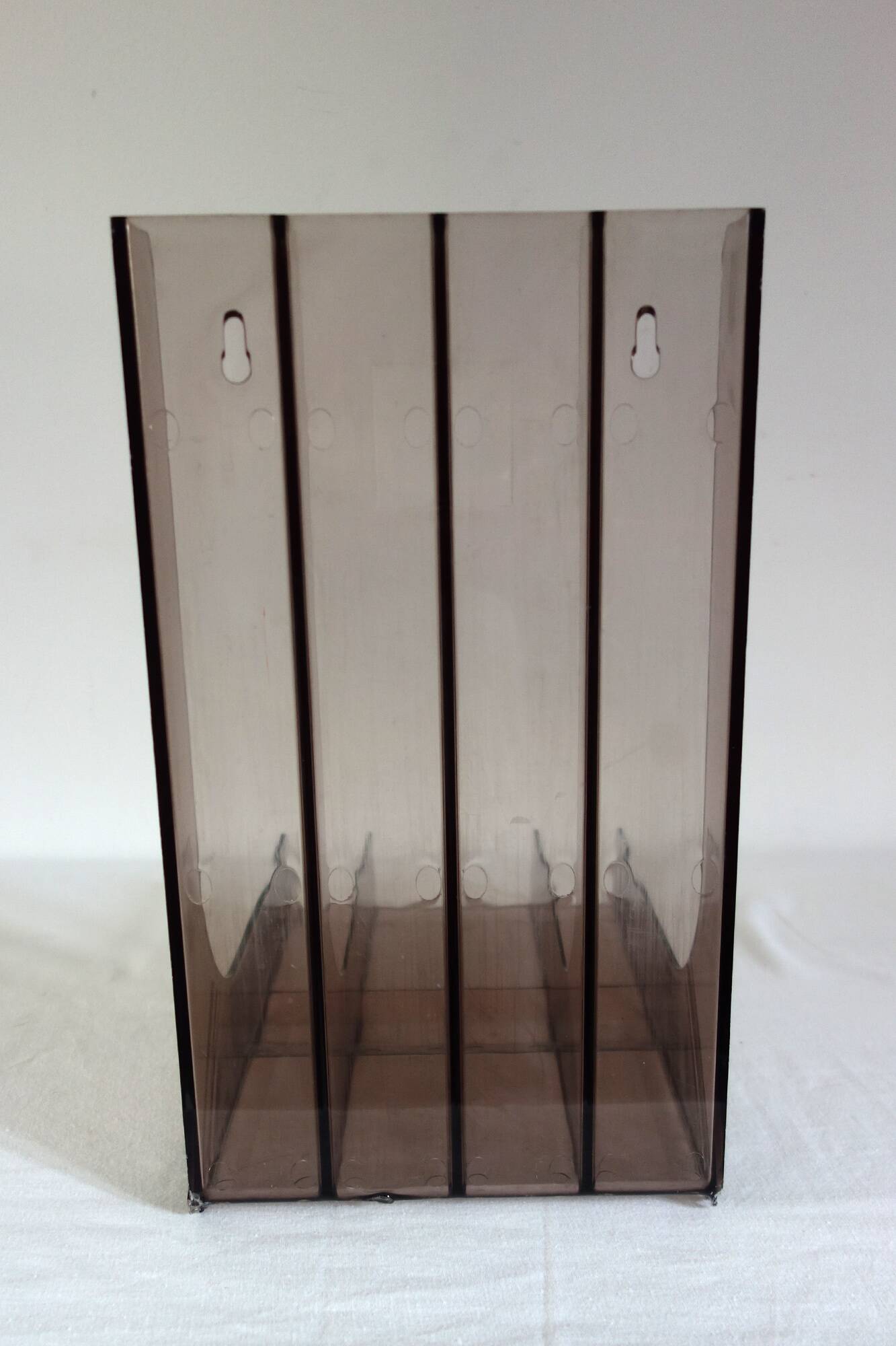 Range vinyles plexiglas années 70