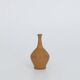 Small Mid-Century Scandinavian Modern Collectible Brown Stoneware Vase by Gunnar Borg, Set of 4