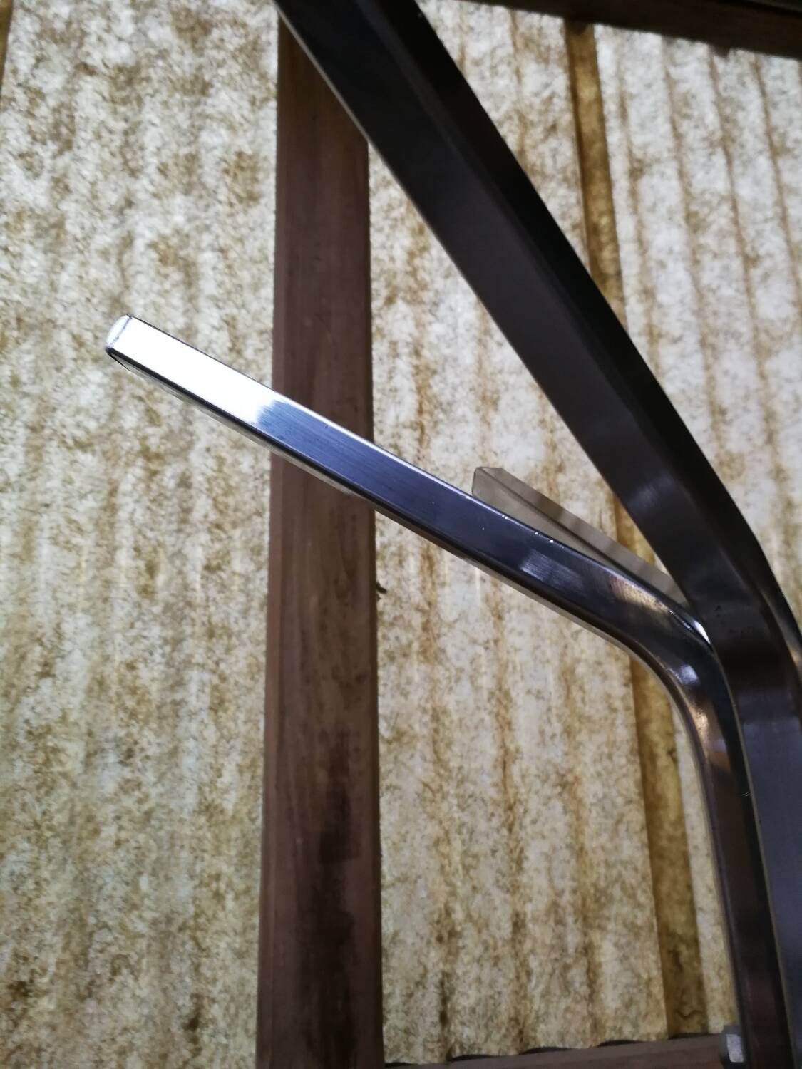 Coat rack on metal stand 70's