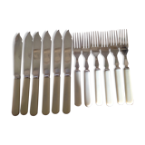 Fish service, 6 forks and 6 knives