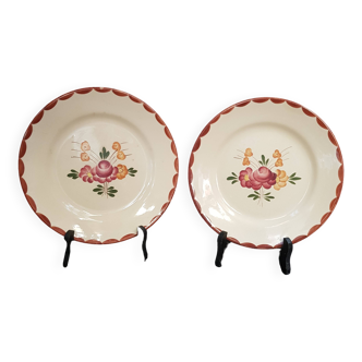 2 Longchamp flat plates