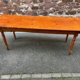 Grande table de café bistrot alsacienne sapin French bistro table 1930