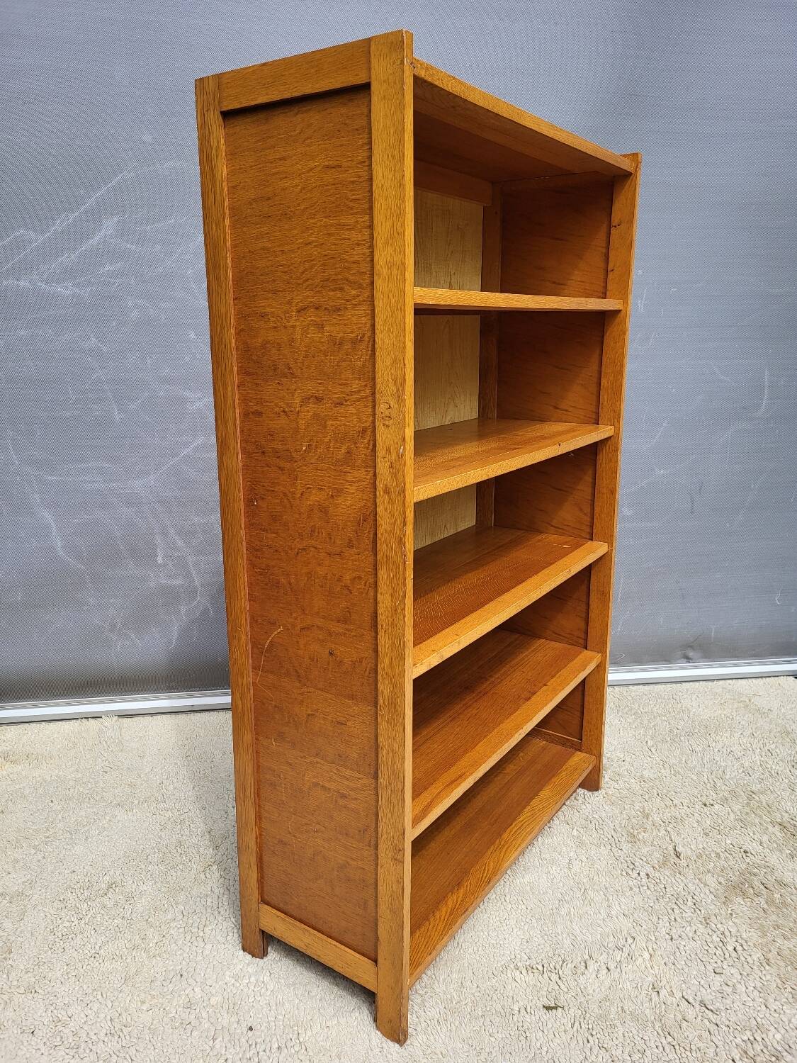 Vintage fixed bookcase 90x36