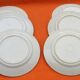 Suite de 6 assiettes plates  F.B Badonviller Fenal Frères Art Déco Années 1930-1940