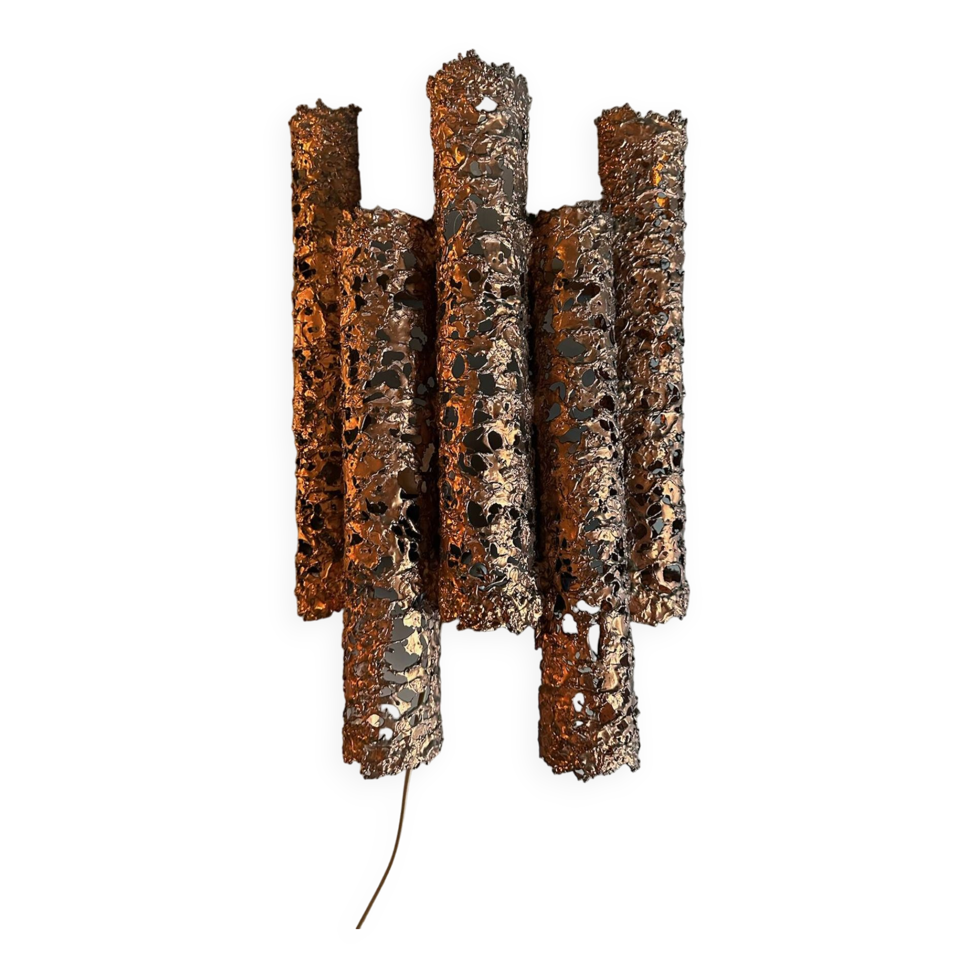 Brutalist Wall Light Metal Aimo Tukiainen Oy Moonlight Ltd. Finland