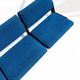 Banc vintage bleu des années 1960 par Roger Tallon