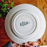 Set of 12 flat plates with slight defects Saint Amand 1932