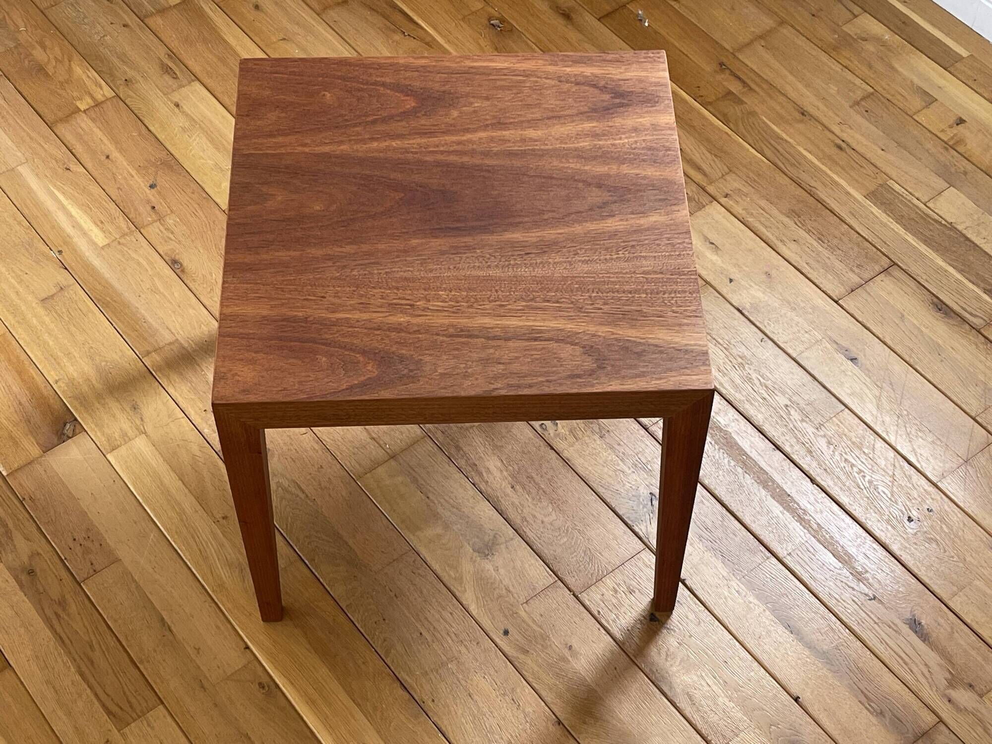 Teak Side Table by Severin Hansen for Haslev Møbelsnedkeri, 1960s