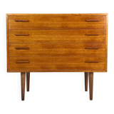 Danish teak chest of drawers sideboard Kai Kristiansen 60s vintage