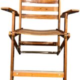 Set of two folding armchairs from the Reguitti brand
