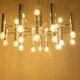 70s chandelier by Doria Leuchten