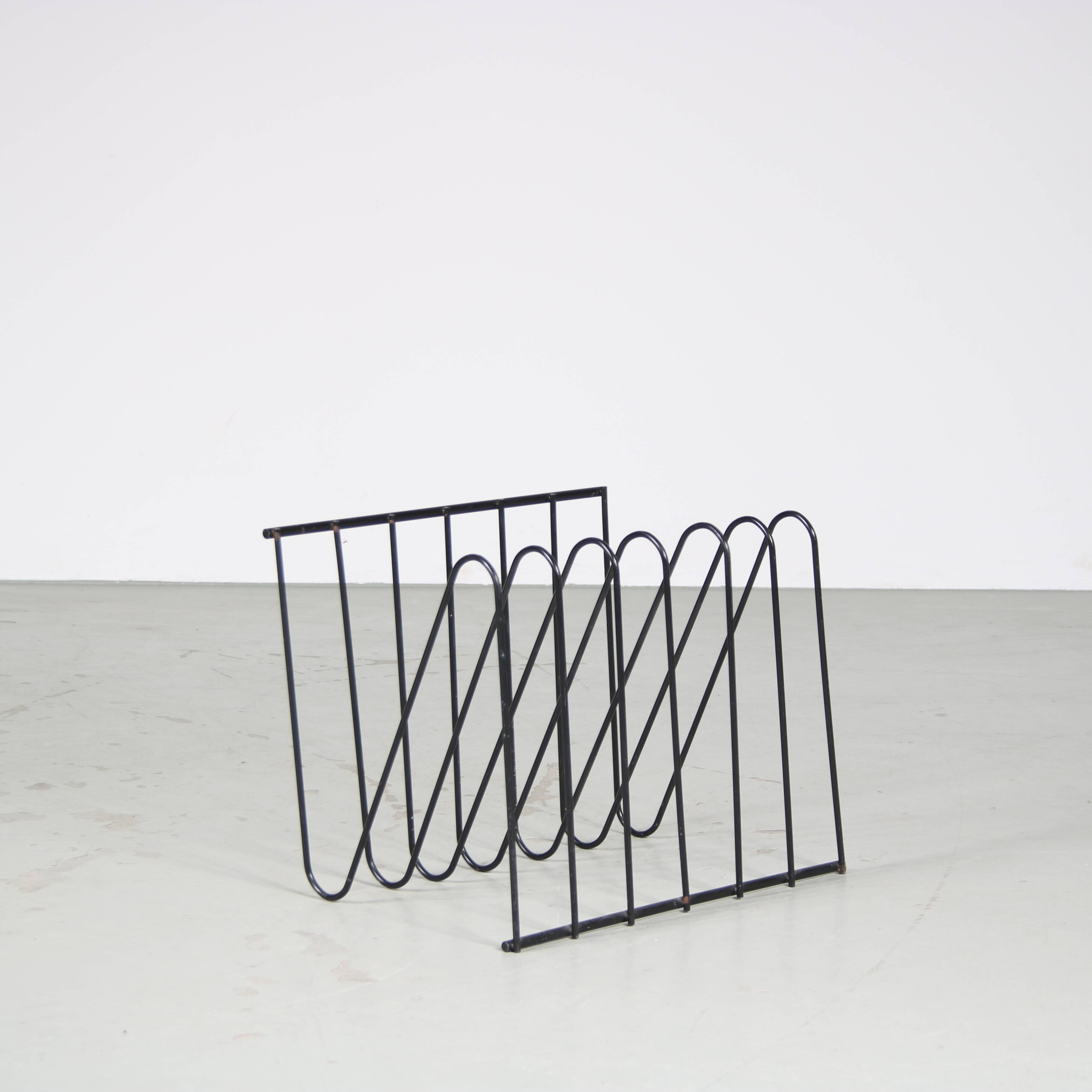 Porte-revues des années 1970 par françois arnal pour atelier a, france