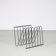 1970s magazine rack by francois arnal for atelier a, france