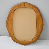 Small Scandinavian teak mirror from the 50s – Vintage design