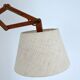Scandinavian accordion lamp 1950s