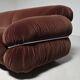 Sesann sofa in dusty pink by Gianfranco Frattini for Cassina, 1970s
