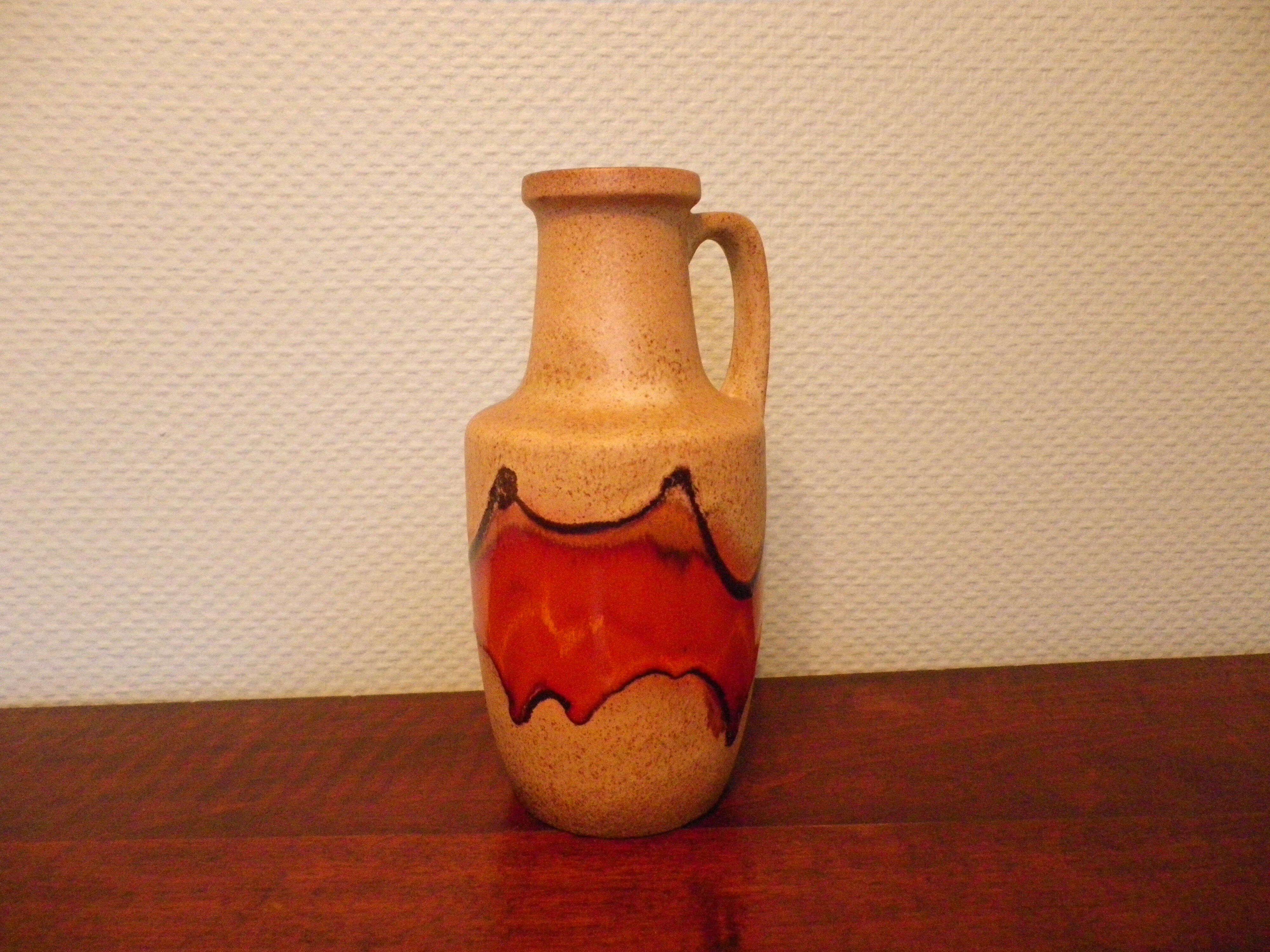 W. Germany ceramic vase, Model 404-26, 60s