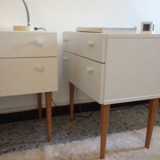 Pair of Scandinavian nightstands