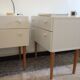 Paire de chevets scandinaves vintage