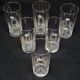 6 Vintage Orangeade Water Glasses Advertising La Roche Aux Fées