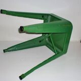 Perforated Metal Industrial Stool, Andriot for Tolix, France