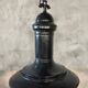 Philips antique black enamel pendant lamp diam 50 cm