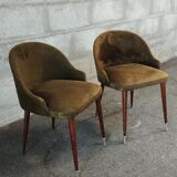 Chairs moumoute 60's