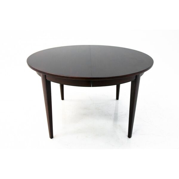 Table ronde de salle à manger en bois de rose