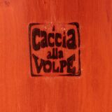 Brutalist Italian sideboard by Caccia alla Volpe for Linea Arredo