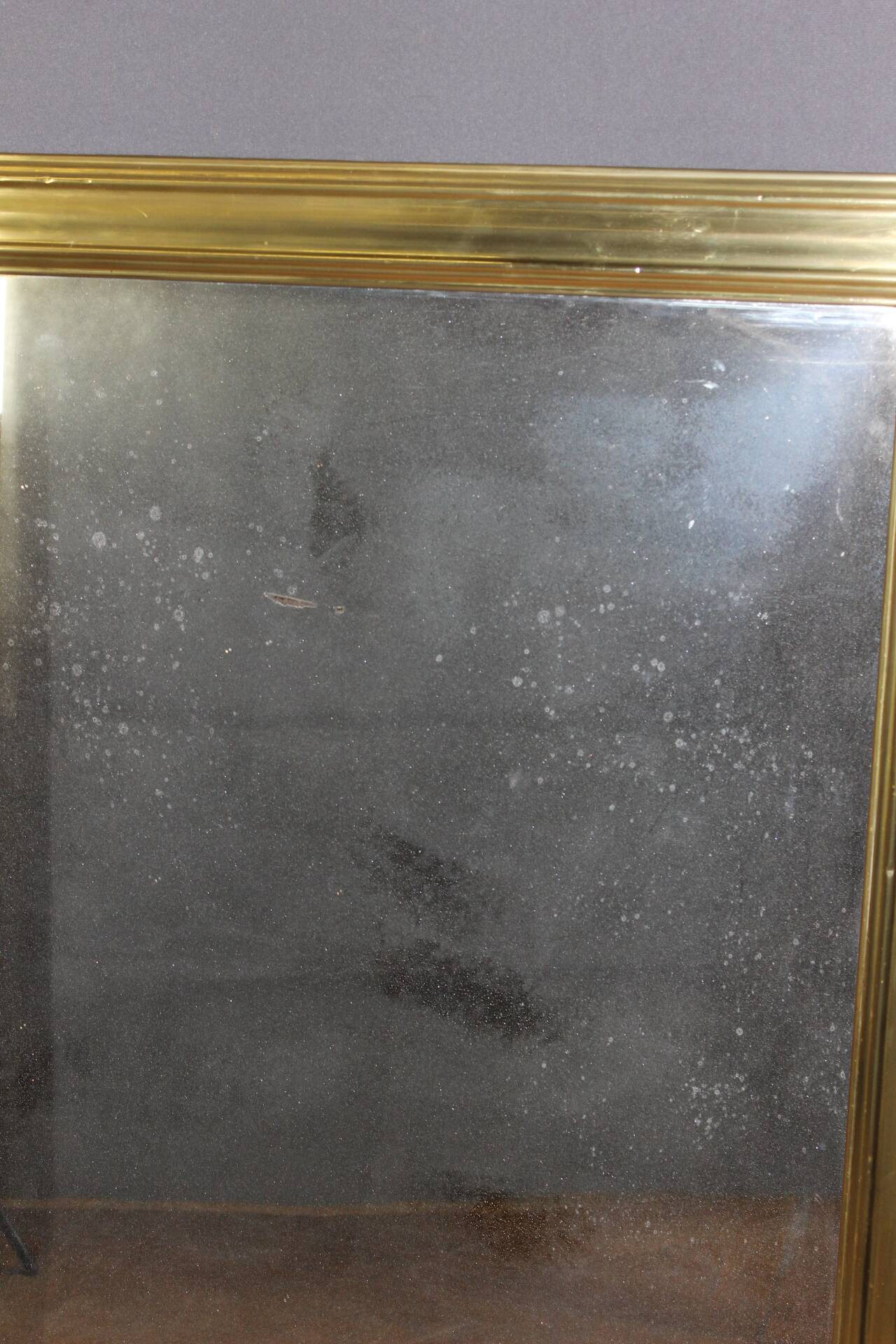 Bistro Mirror in Brass XIX