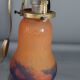 Table lamp tulip glass Muller Frères, adjustable gooseneck 56 cm SB