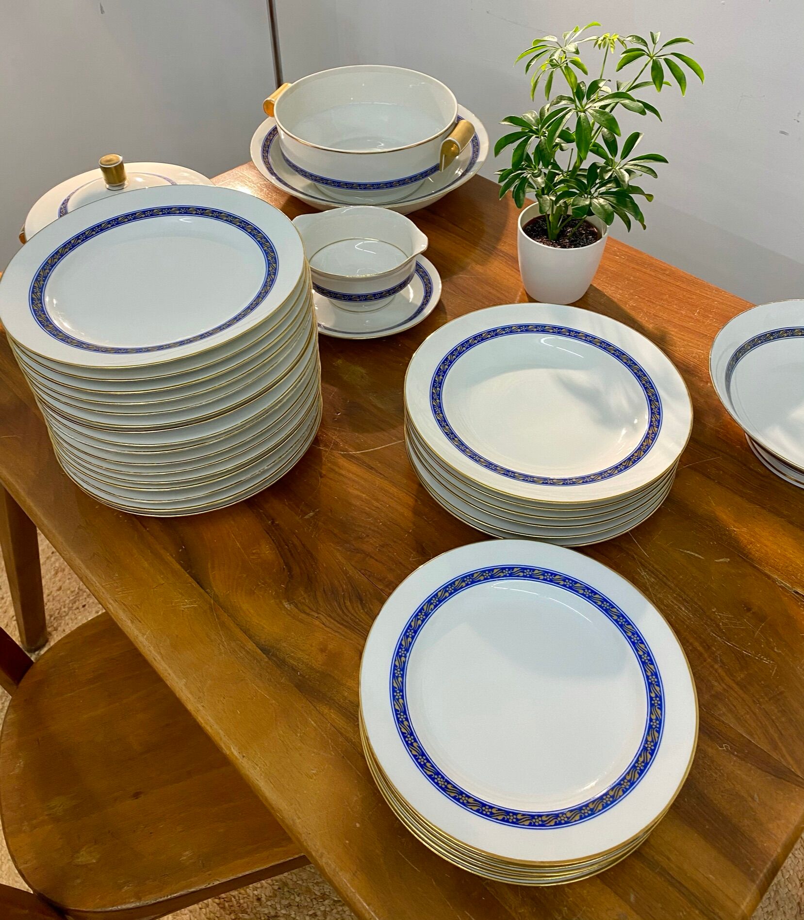Limoges porcelain service