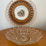 Vintage cut glass dish 1960