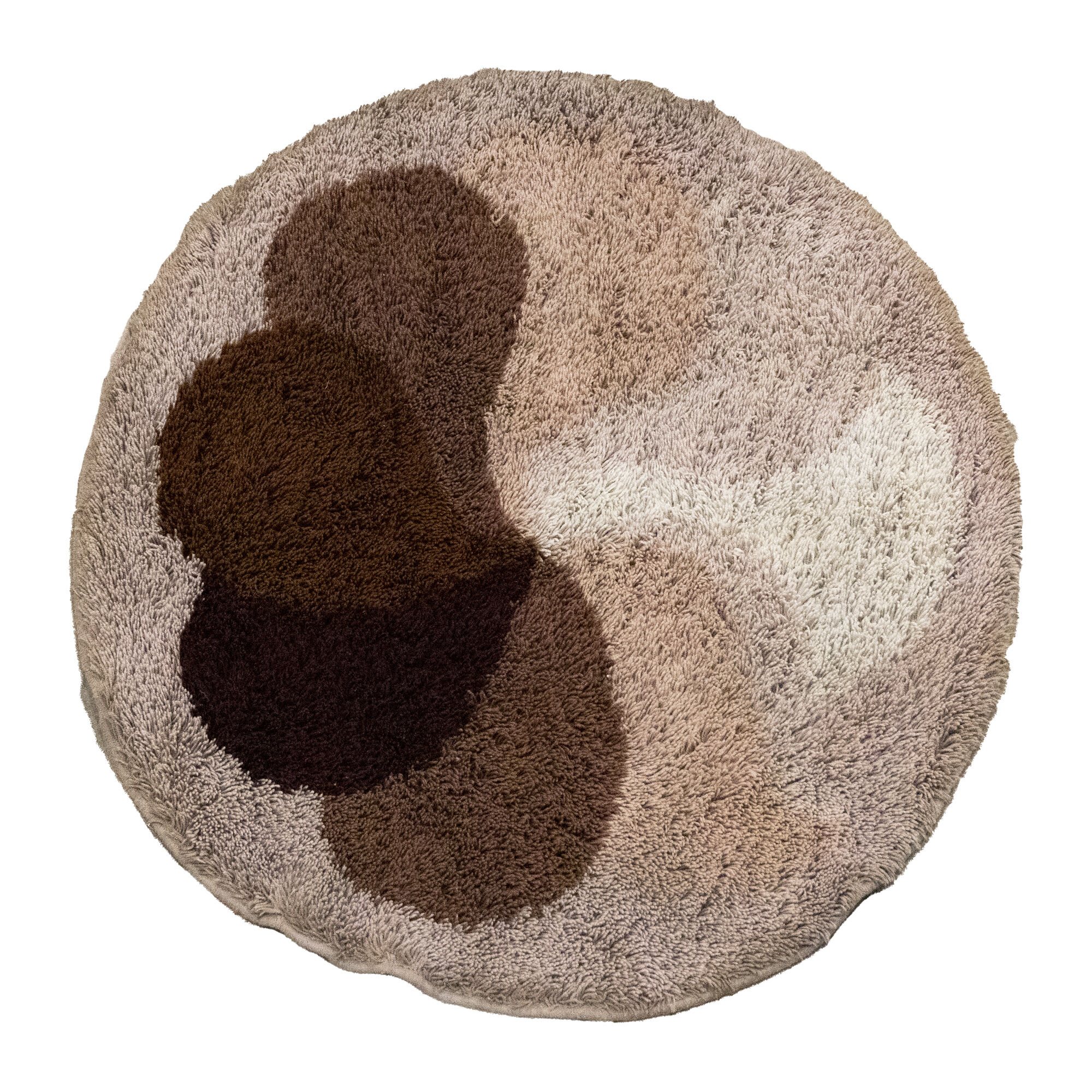 Brown Round "Flower" Desso Carpet