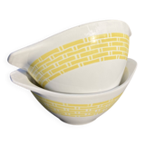 2 Badonviller bowls from the 50s