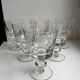 Lot de 6 verres à vin en cristal début XXème