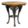 Cast iron garden table with pine top