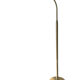 E-reader floor lamp in brass and gold metal 1970