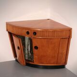Bar cabinet in light wood attributed to Paolo Buffa, 1940s