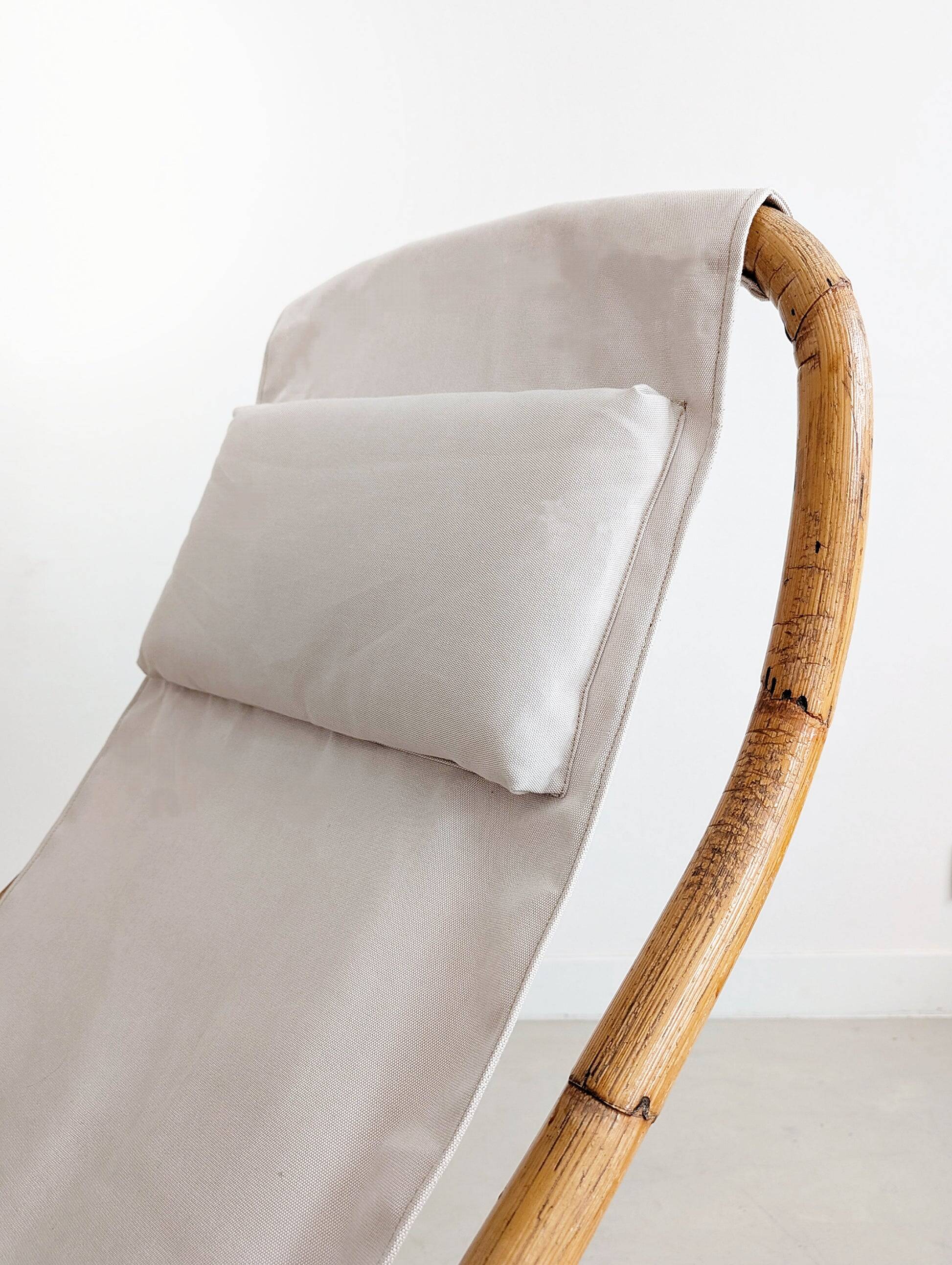 Set of 2 Italian deck chairs 1960s