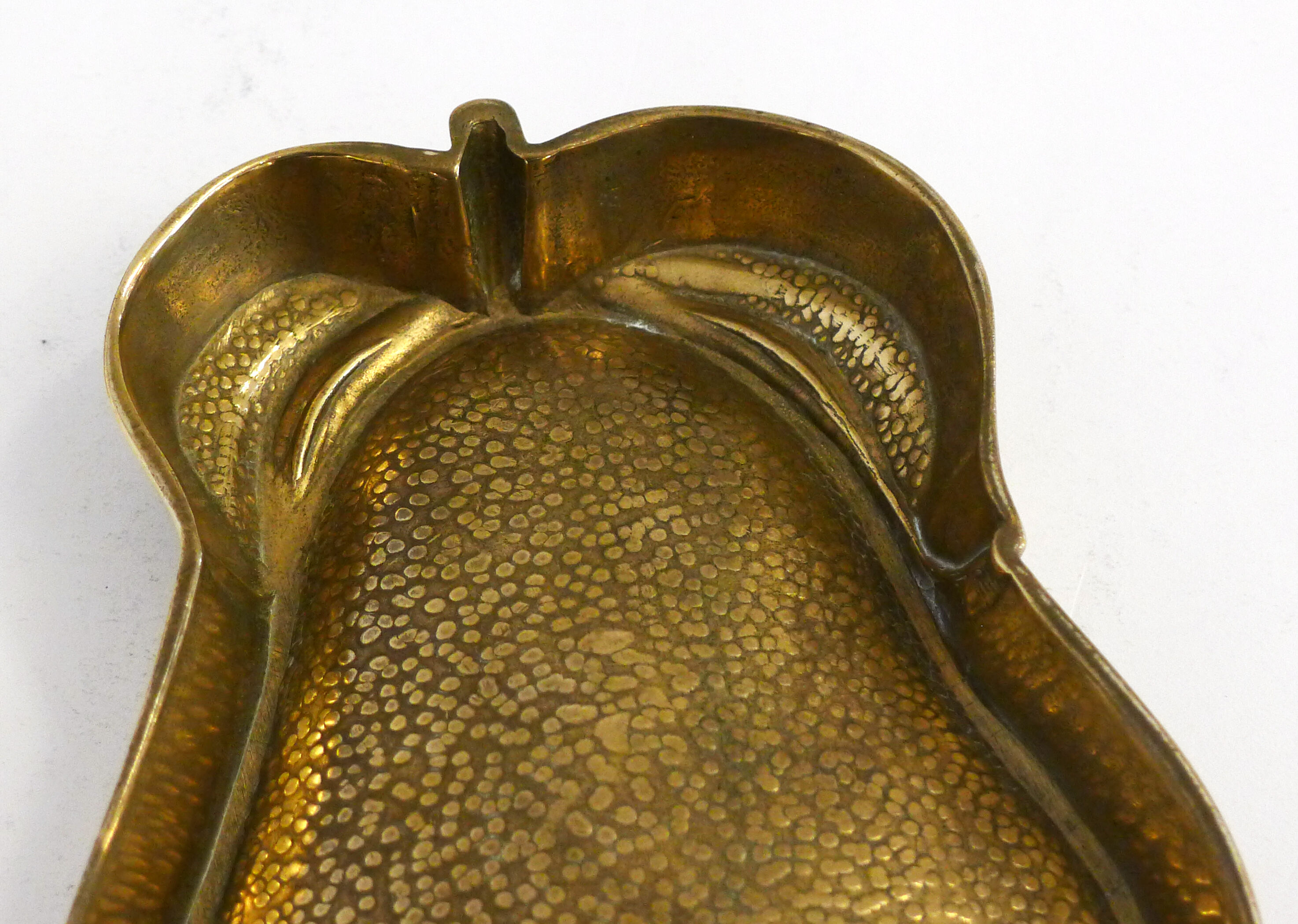 Brass pear ashtray