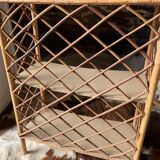 Rattan shelf