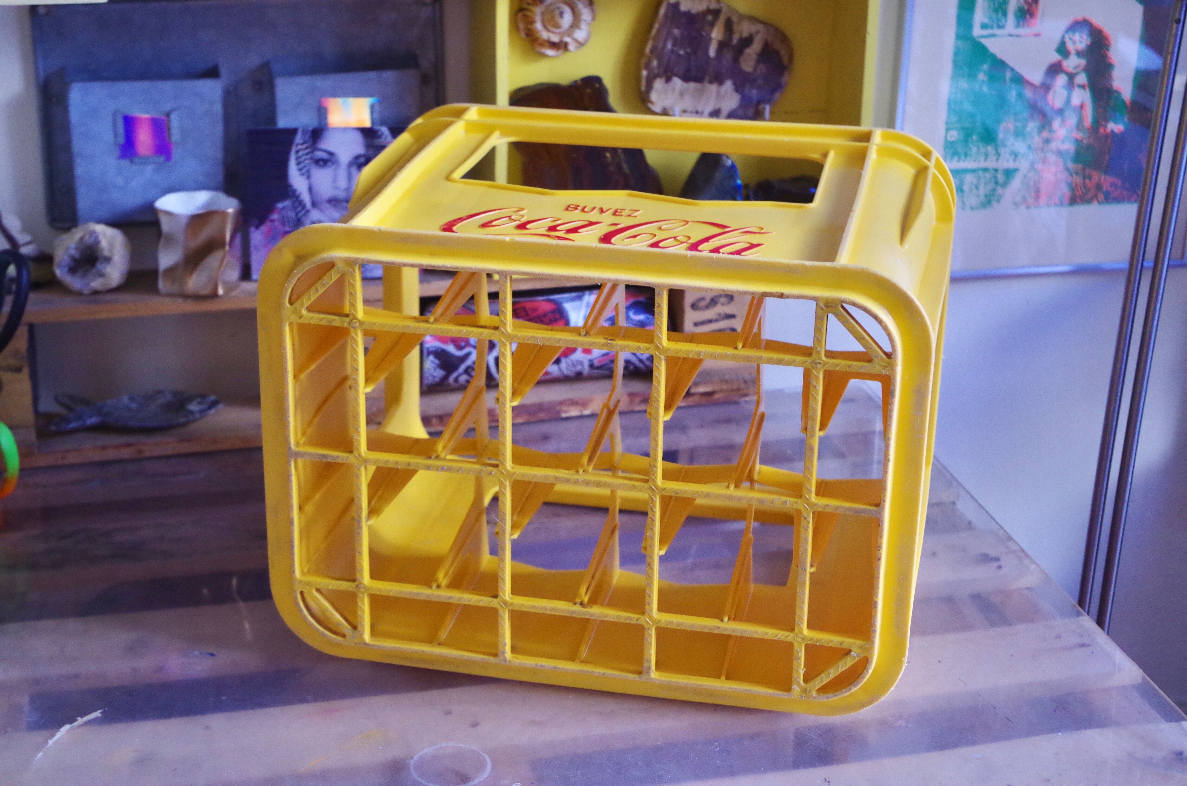 Coca cola vintage bottle locker