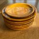 7 assiettes en terre vernissée Biot