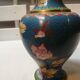 Vase cloisonné asiatique