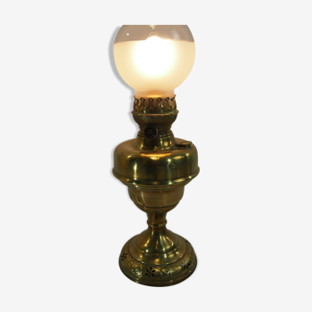 Lampe à pétrole cuivre