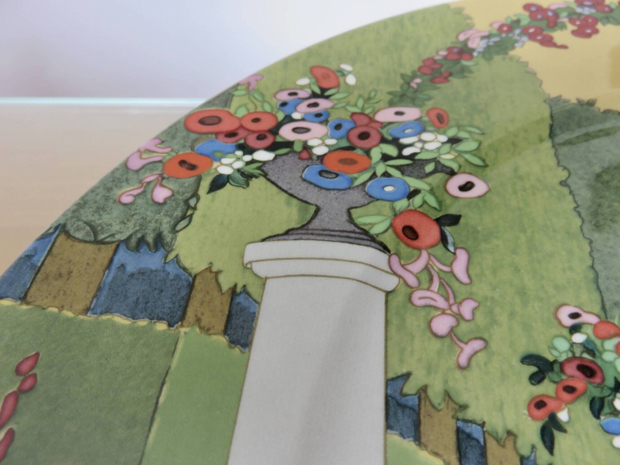 Villeroy & Boch, Raymond Charmaison, 1997, French Gardens, Large plate