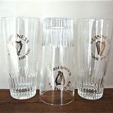 6 old beer glasses from the 80s