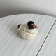 Duck mustard pot, kitchen decor, small jam pot.