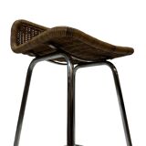 Ensemble de 4 tabourets de bar vintage Dirk van Sliedregt Rohe Noordwolde 1960